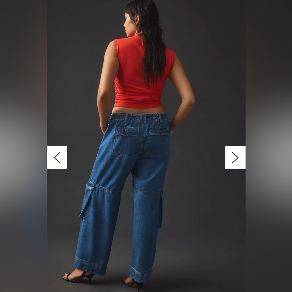 Anthropologie Pilcro Mid-Rise Cargo - Picture 4 of 15